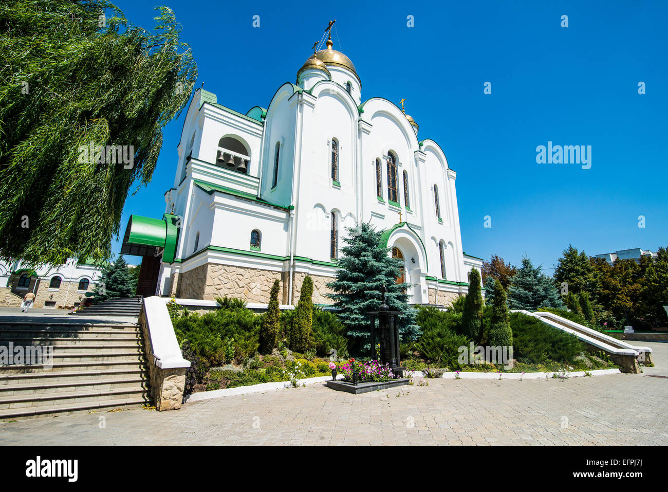Kirche der Geburt, Tiraspol, Hauptstadt der Republik Transnistrien, Republik Moldau, Europa Stockfoto