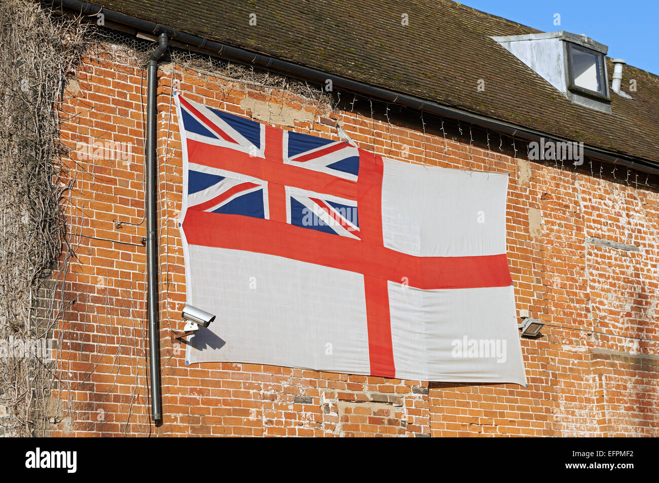 Royal Navy Ensign Fahne Stockfoto