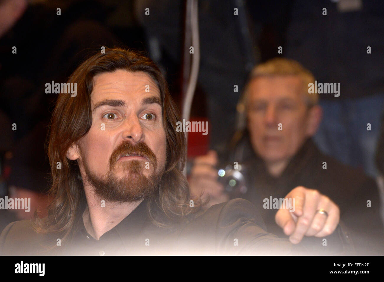Christian Bale Teilnahme an der "Knight of Cups" premiere auf der 65. Internationalen Filmfestspiele Berlin / Berlinale 2015 am 8. Februar 2015. / picture Alliance Stockfoto
