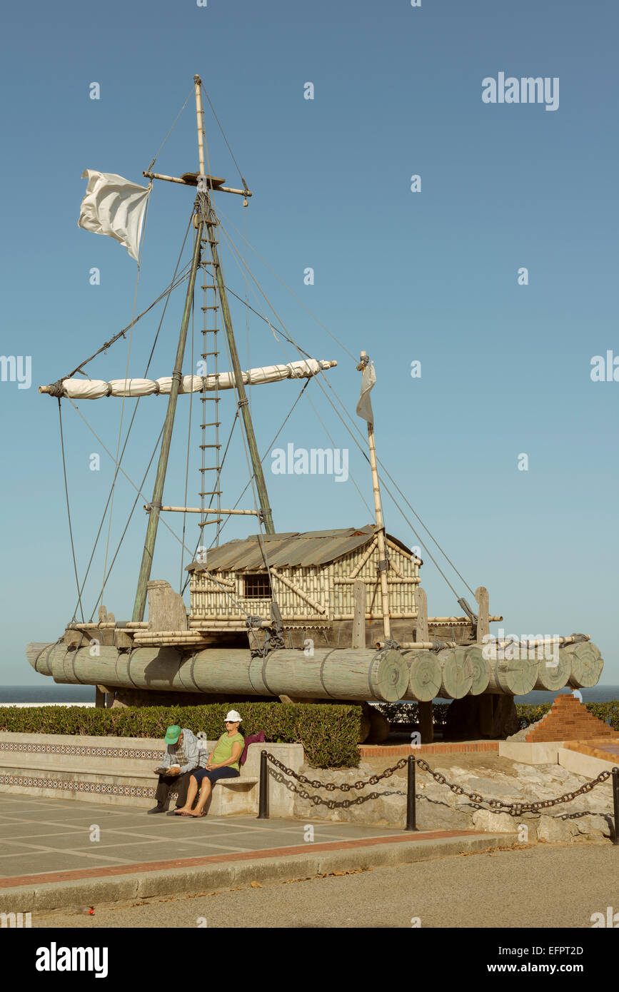 Boot in der Magdalena, Santander, Kantabrien, Spanien Stockfoto