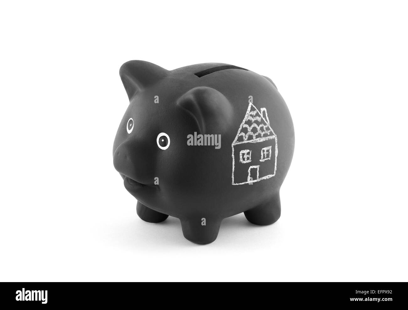 Black White Drawing House Stockfotos und -bilder Kaufen - Alamy