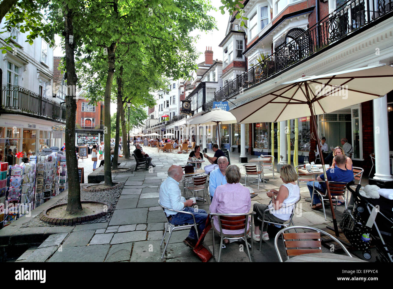 Die Pantiles, Tunbridge Wells. Stockfoto