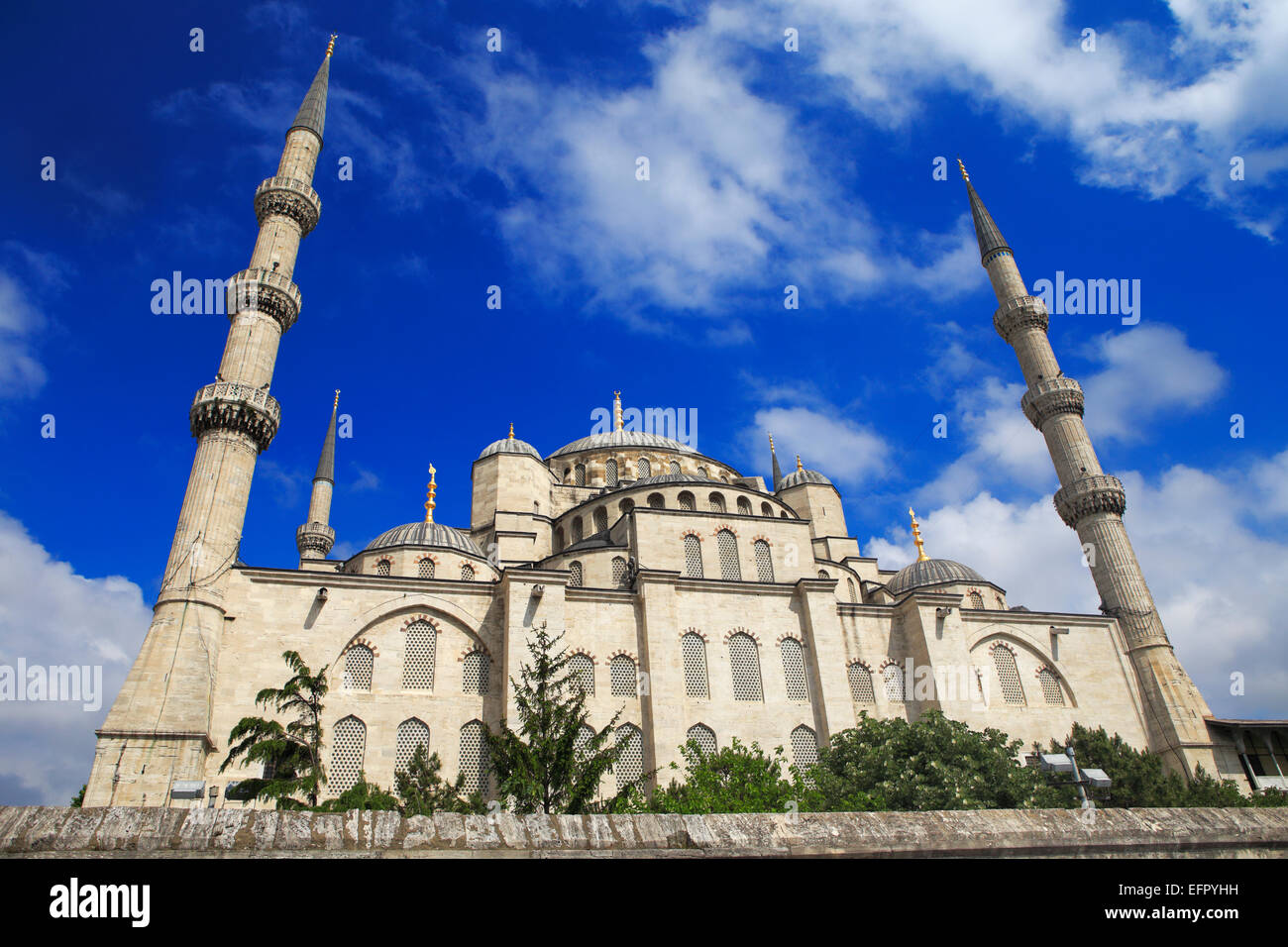 Sultan-Ahmed-Moschee oder blaue Moschee (1609-1617), Istanbul, Türkei Stockfoto
