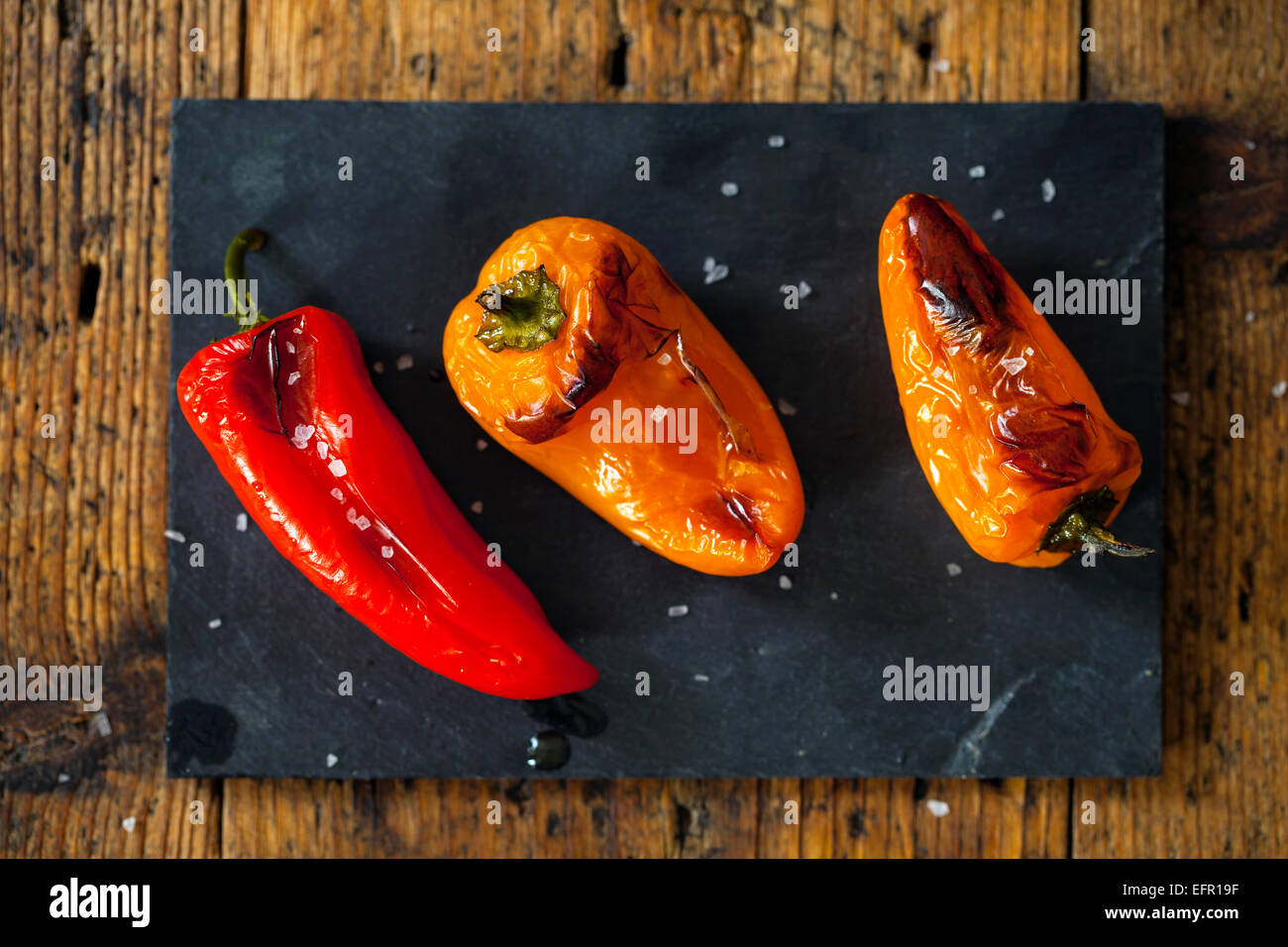 Gebratene Paprika Stockfoto
