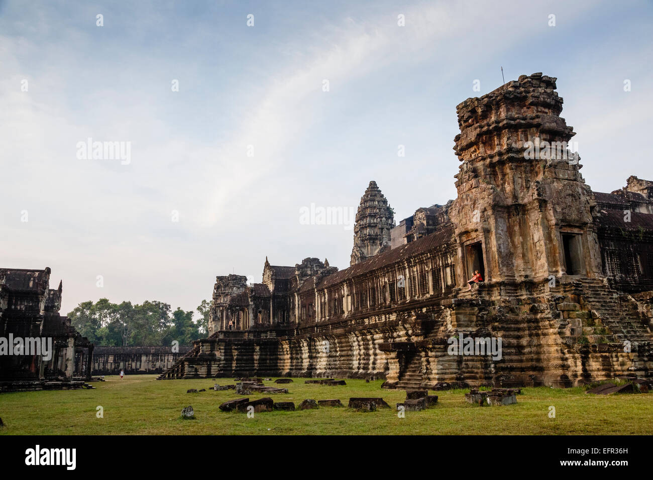 Tempel von Angkor Wat, Angkor, Kambodscha. Stockfoto