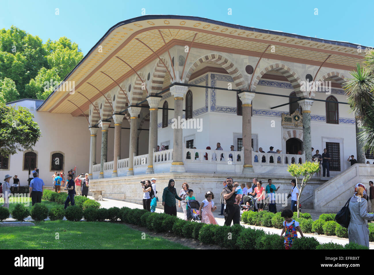 Topkapi-Palast, osmanischen Sultans-Palast, Istanbul, Türkei Stockfoto
