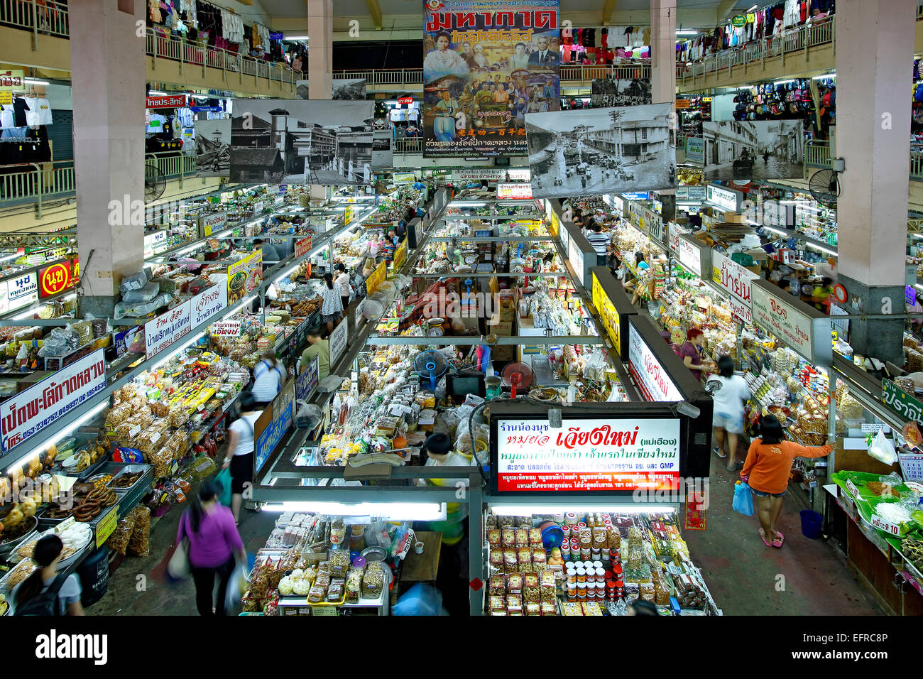 Warorot Market, Chiang Mai, Thailand Stockfoto