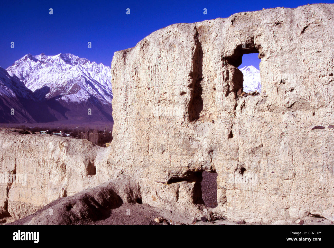 alten Tempelruinen in Skardu, Pakistan Stockfoto