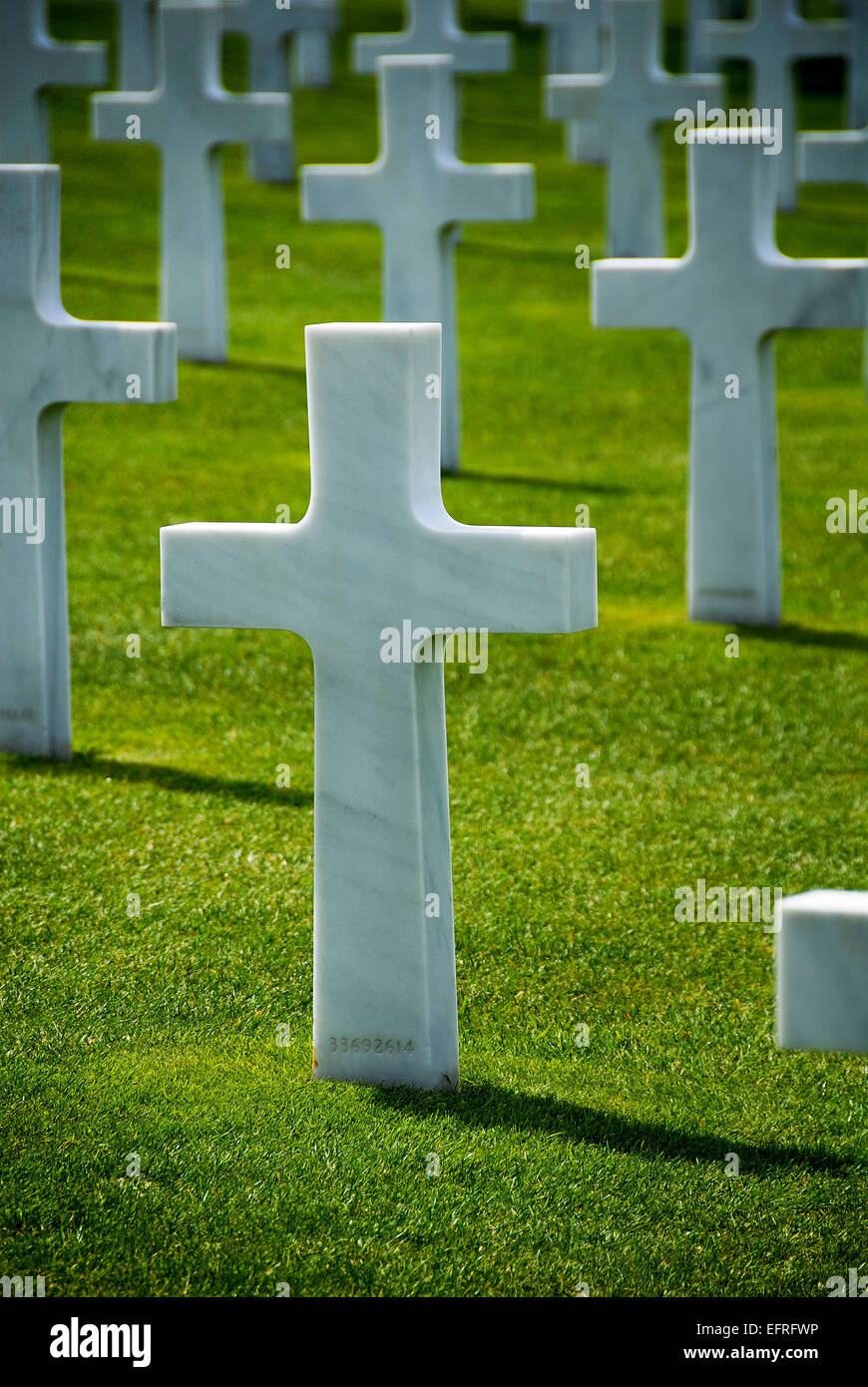 Britische Krieg Friedhof von Bayeux, Normandie, Frankreich Stockfoto