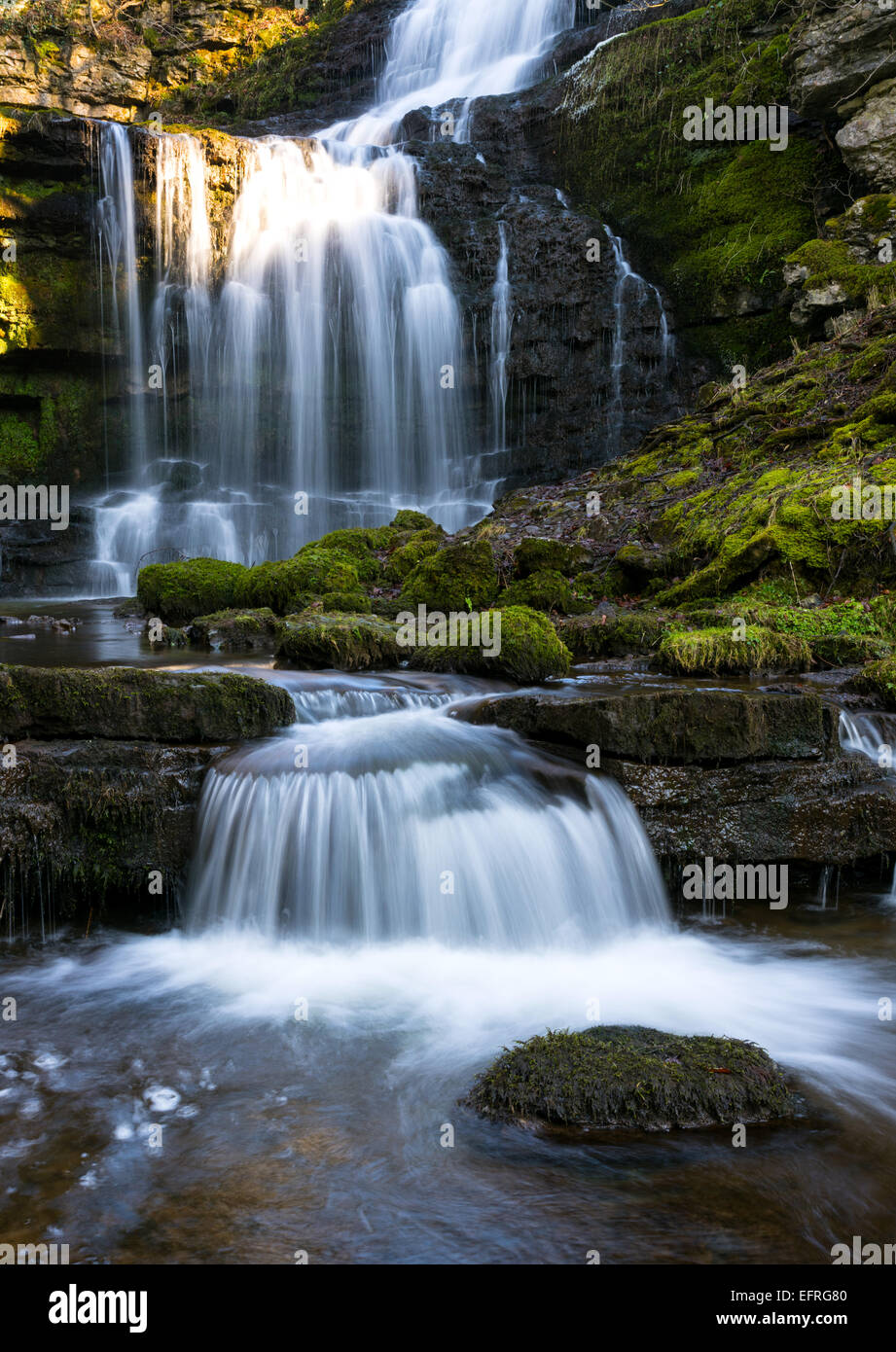 Scaleber Force Wasserfall, Settle, Yorkshire Dales, England, UK Stockfoto