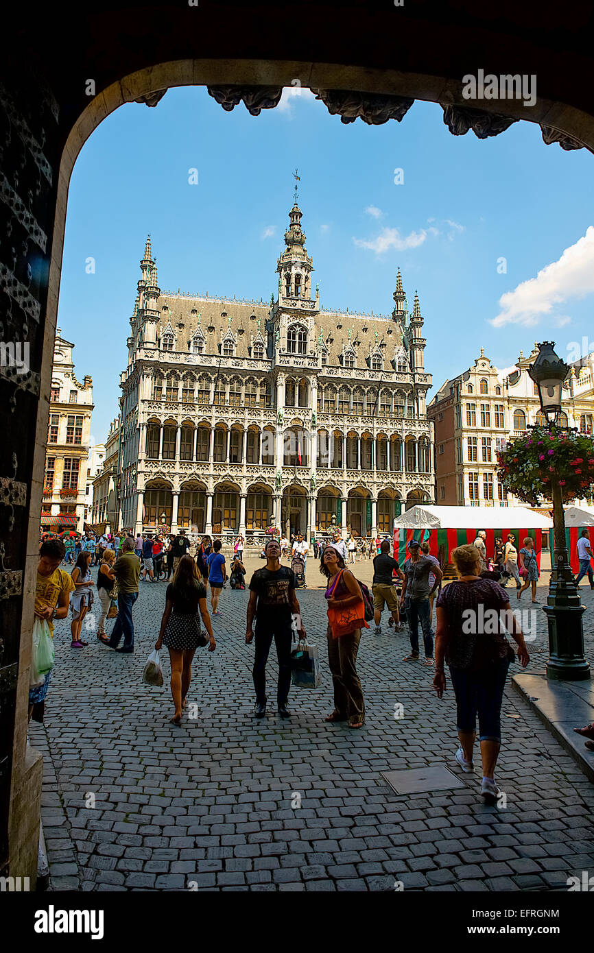Königs-Haus in der Grand Place, Brüssel, Belgien Stockfoto