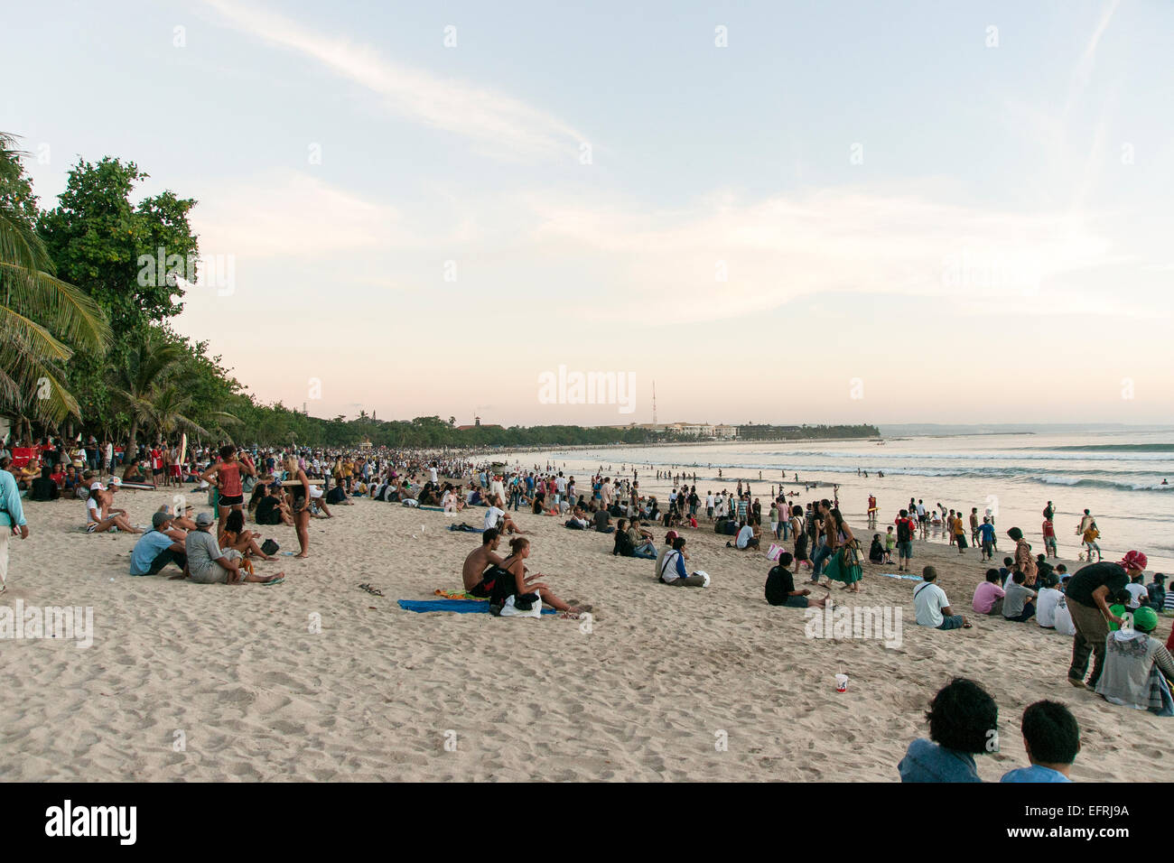Kuta Beach, Bali, Indonesien Stockfoto
