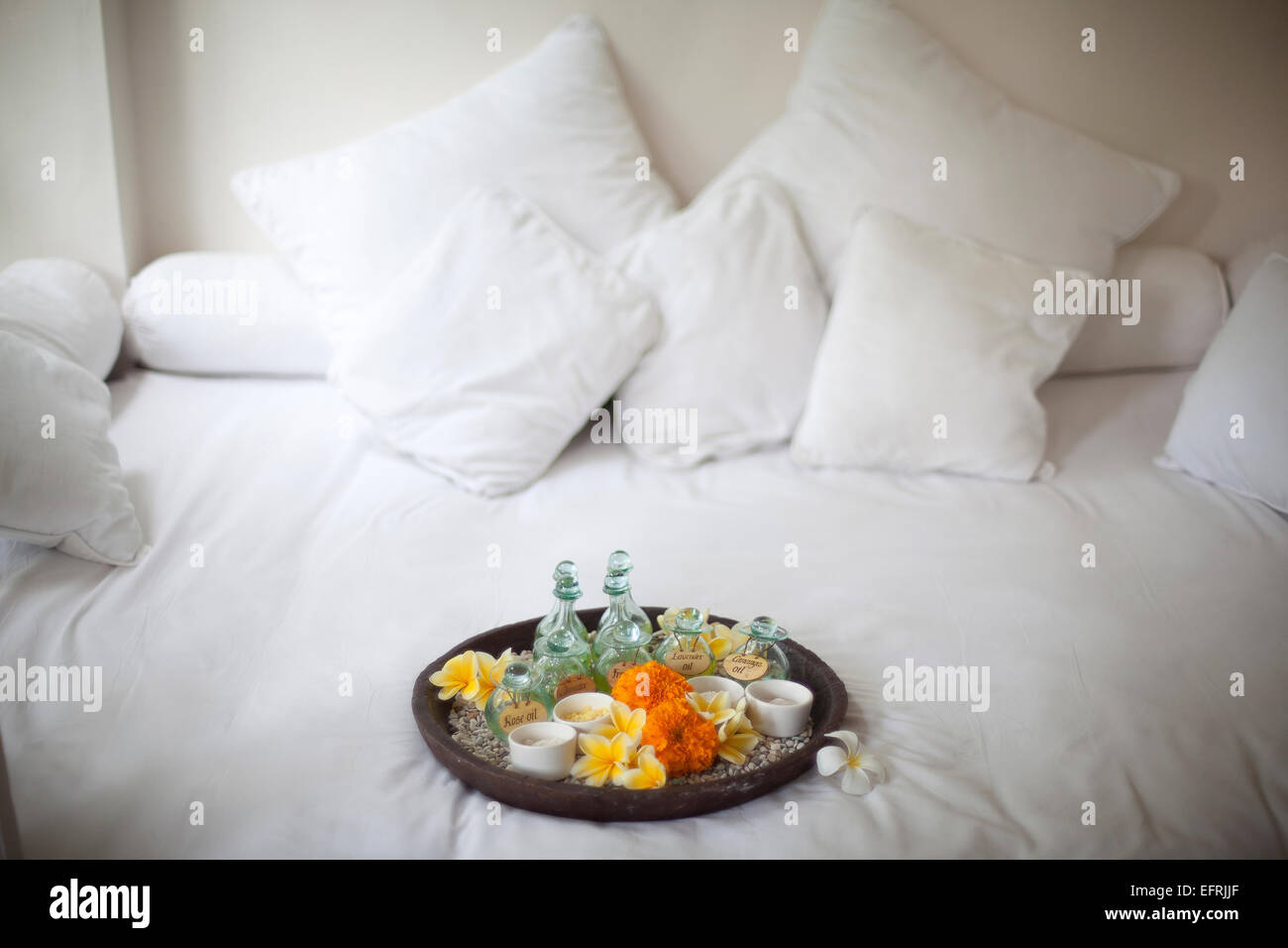 Massage-Öl Stockfoto