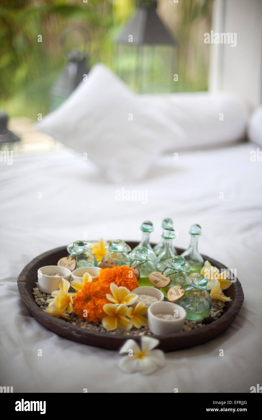 Massage-Öl Stockfoto