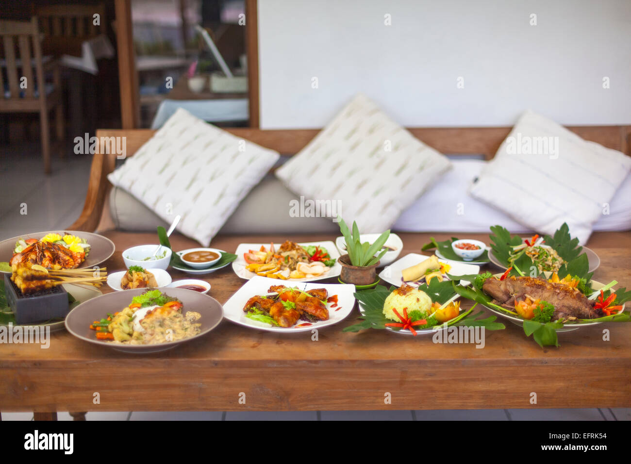 Indonesisches Essen Stockfoto