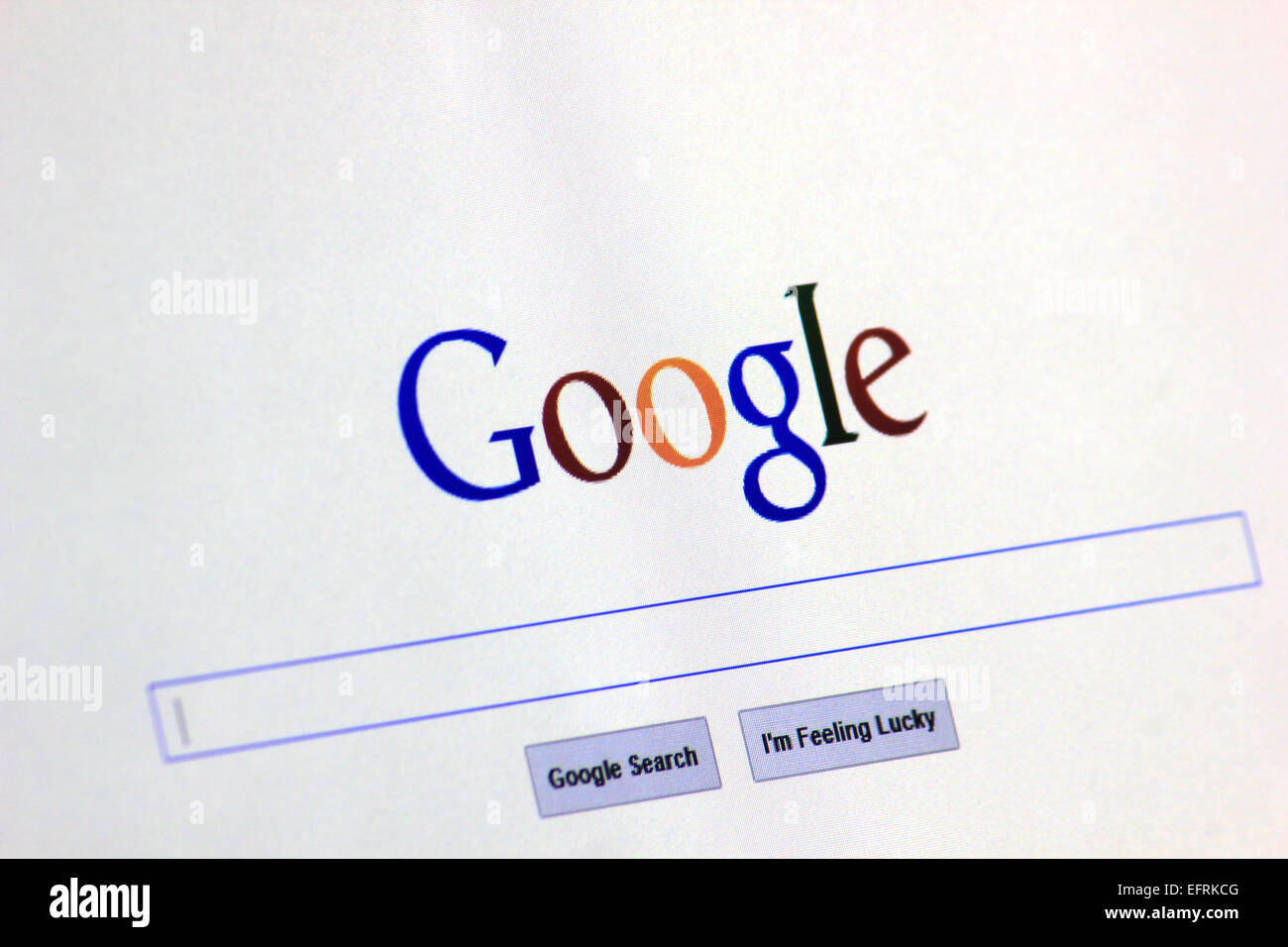 Google-Suche Stockfoto