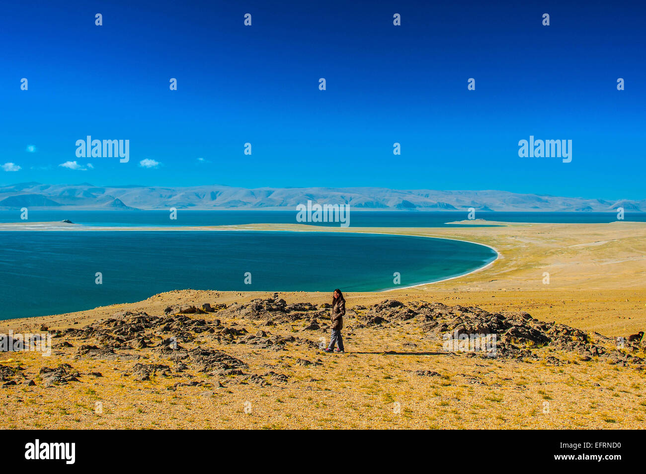 Reisen in tibet Stockfoto