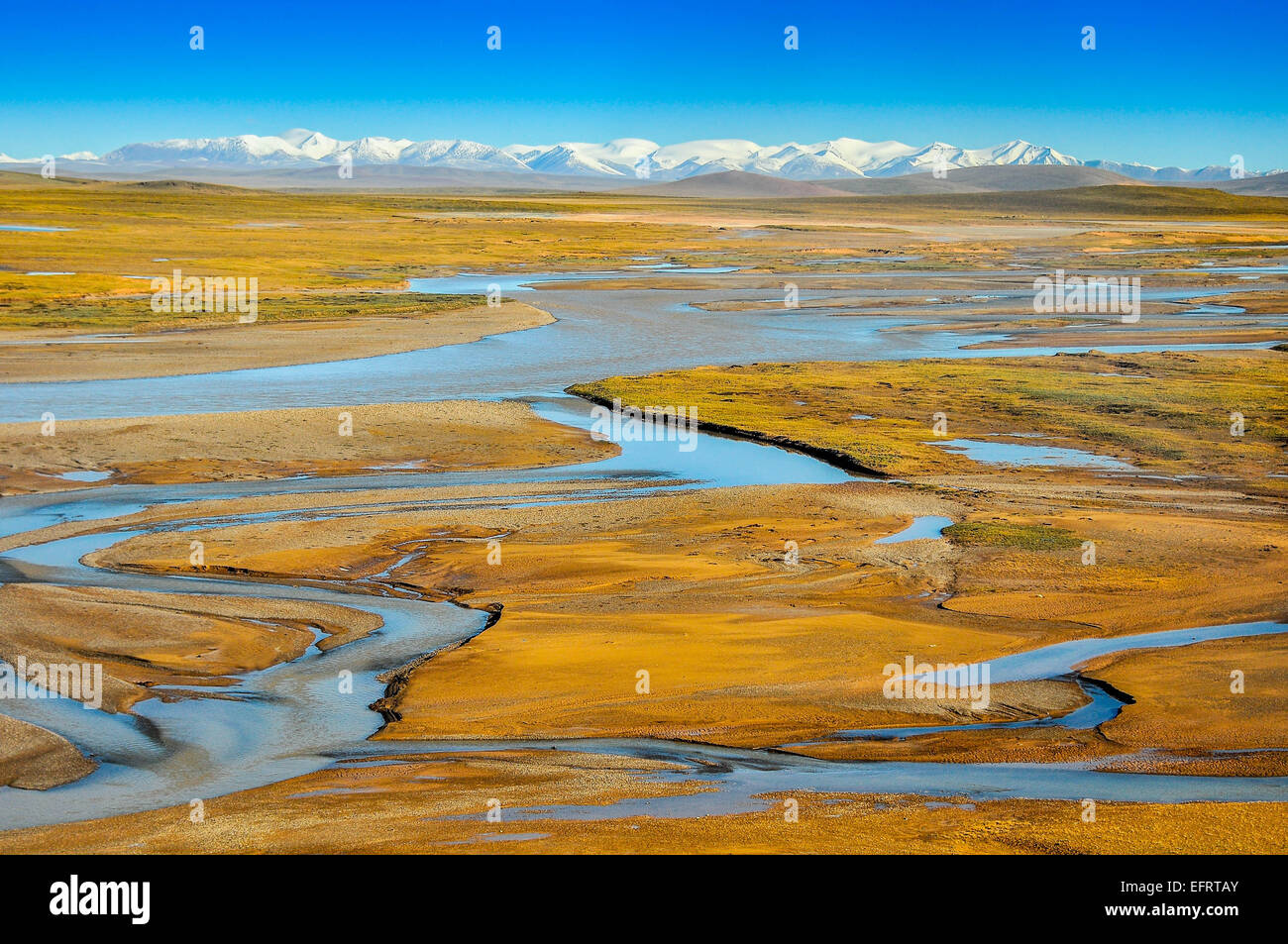 Reisen Sie in Tibet. Stockfoto