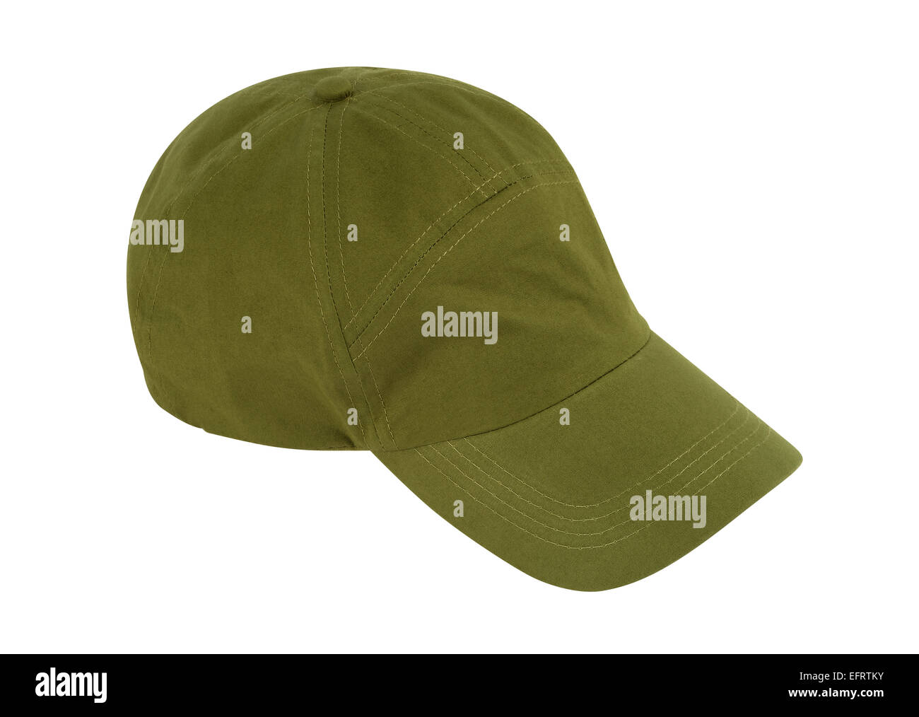 Baseball-Cap, die isoliert auf weißem Hintergrund w / Clipping-Pfad Stockfoto