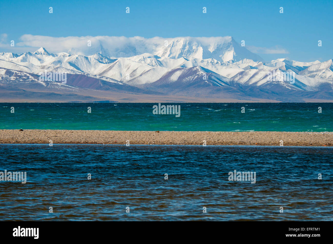 Reisen Sie in Tibet. Stockfoto