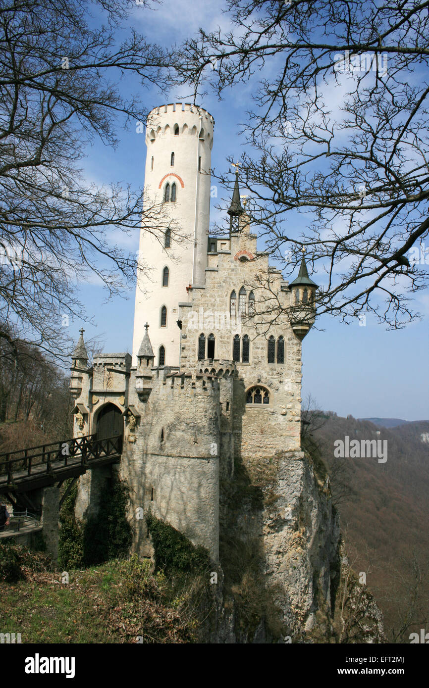 Schloss Lichtenstein Stockfoto