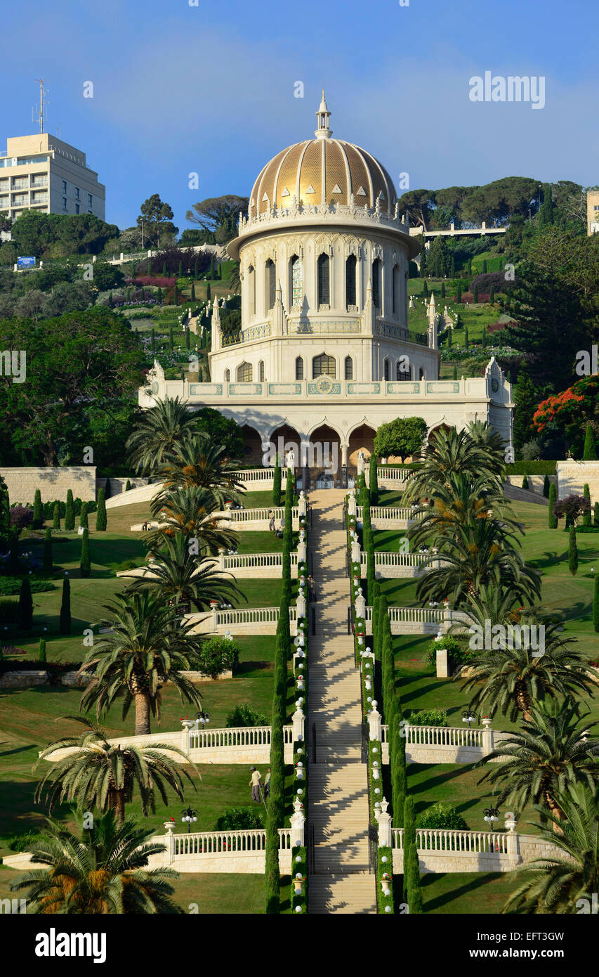 Die BahaiTempel & der BahaiGärten in Haifa Stockfotografie Alamy