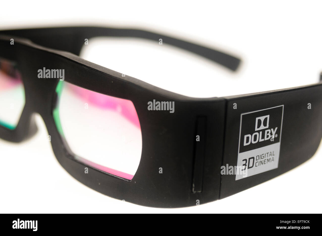 Dolby Digital Cinema 3D Brille Stockfoto