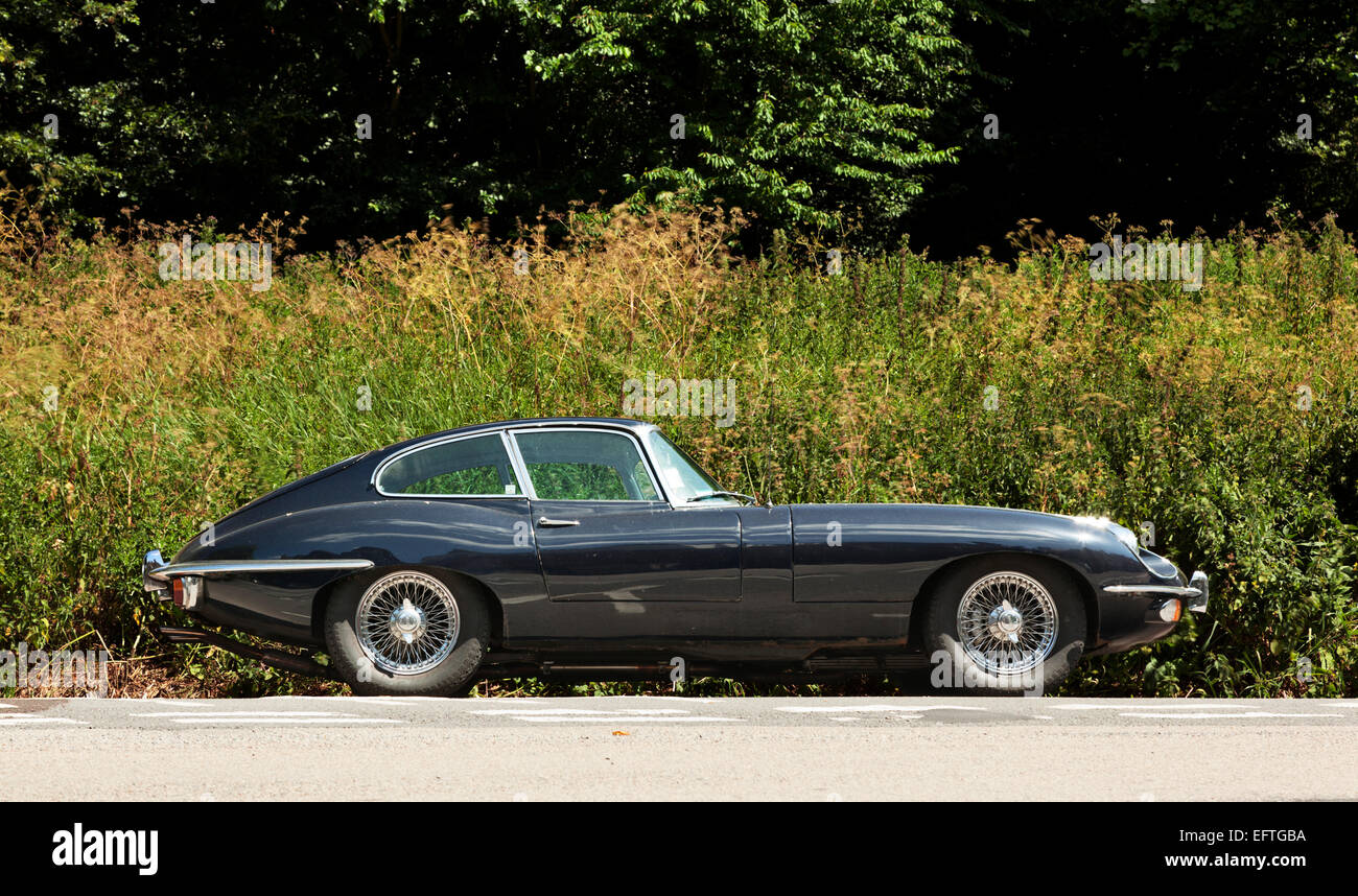 Jaguar E-type Stockfoto