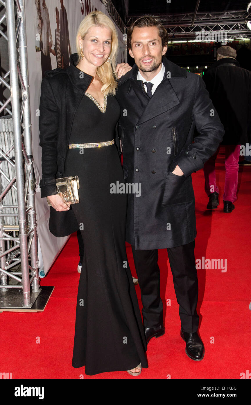 Berlin, Deutschland. 9. Februar 2015. Natascha Gruen und Quirin Berg, die Teilnahme an der "Honig Im Kopf" Party auf der 65. Berlin International Film Festival/Berlinale 2015 am 9. Februar 2015. Bildnachweis: Dpa picture Alliance/Alamy Live News Stockfoto