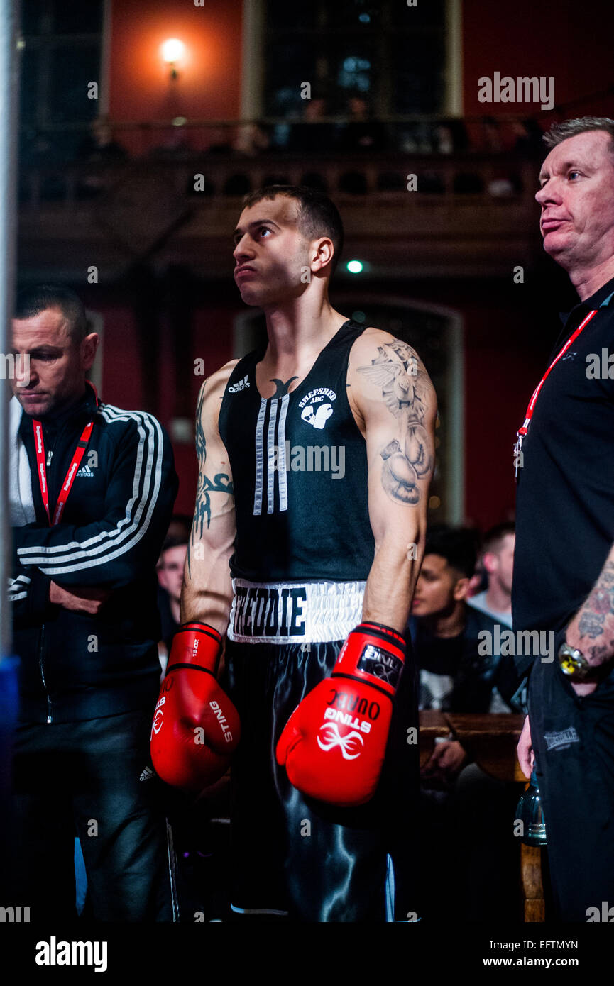 Stadt v Kleid Universität Amateur Boxing - Oxfprd Union Stockfoto