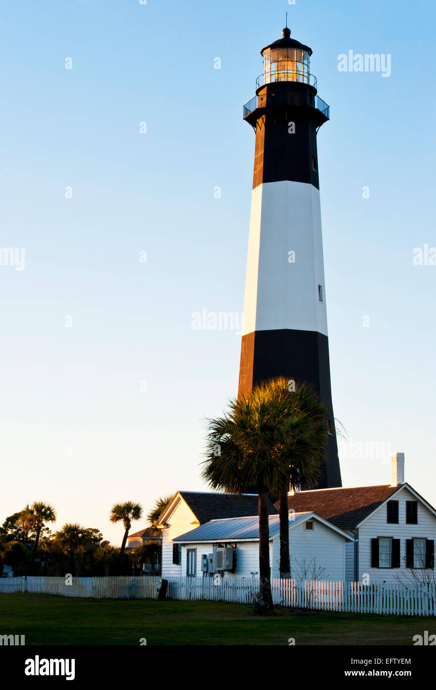 Tybee Island Lighthouse Georgia, USA Stockfoto