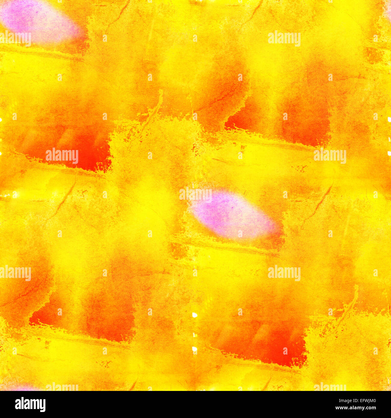 Kubismus gelb abstrakt nahtlose Textur Künstler Aquarell Wallpaper Hintergrund Stockfoto