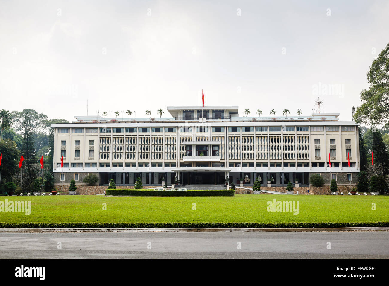 Palast der Wiedervereinigung, Ho-Chi-Minh-Stadt (Saigon), Vietnam. Stockfoto