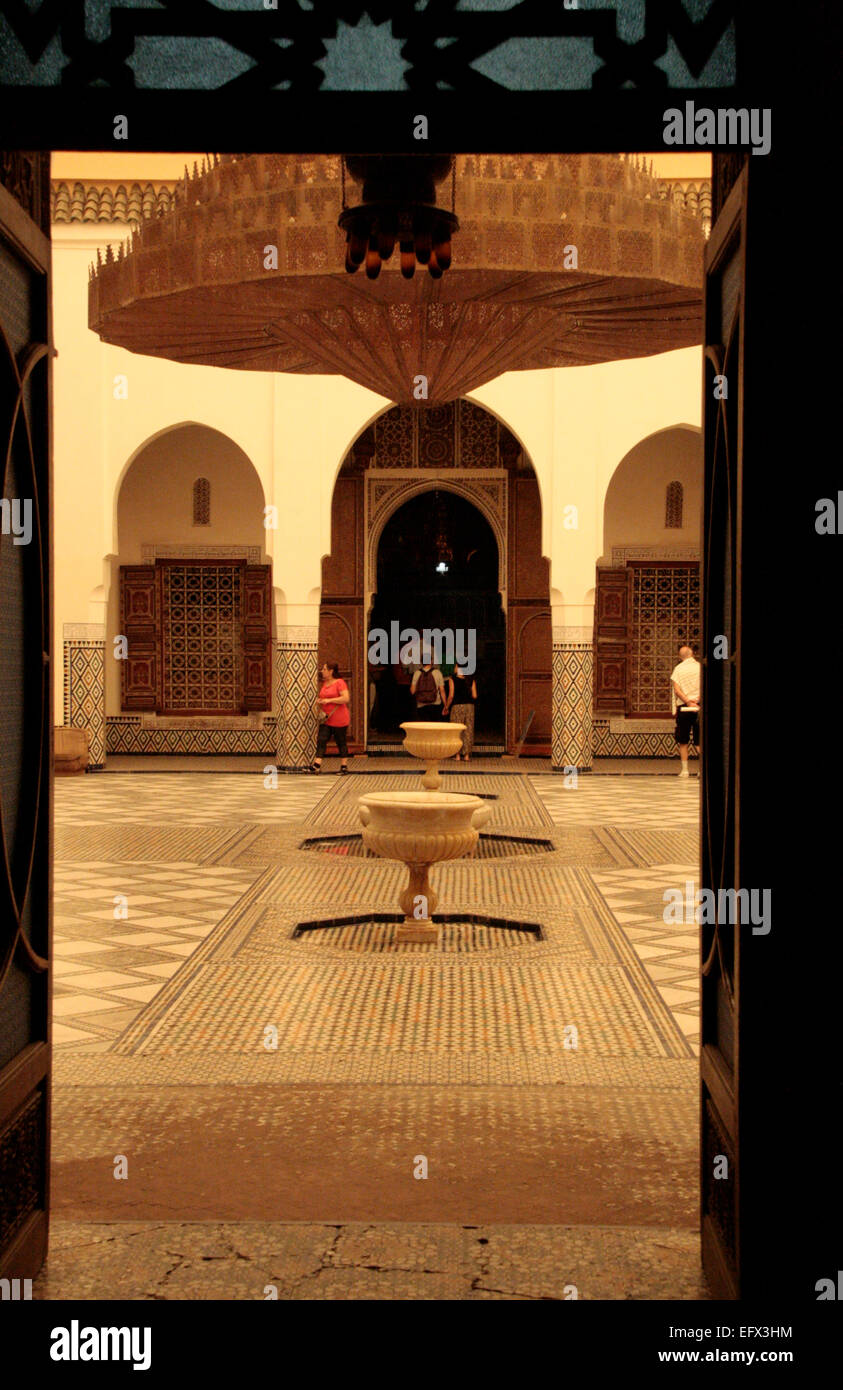 Im Musee de Marrakech, Marokko Stockfoto