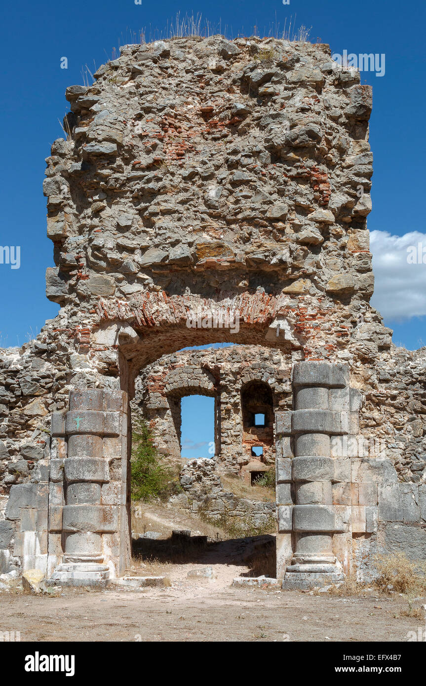 Burgpalast in San Leonardo de Yague, Soria, Castilla y Leon, Spanien Stockfoto