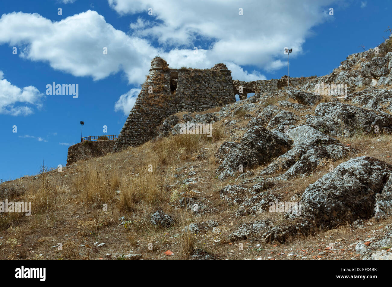 Burgpalast in San Leonardo de Yague, Soria, Castilla y Leon, Spanien Stockfoto