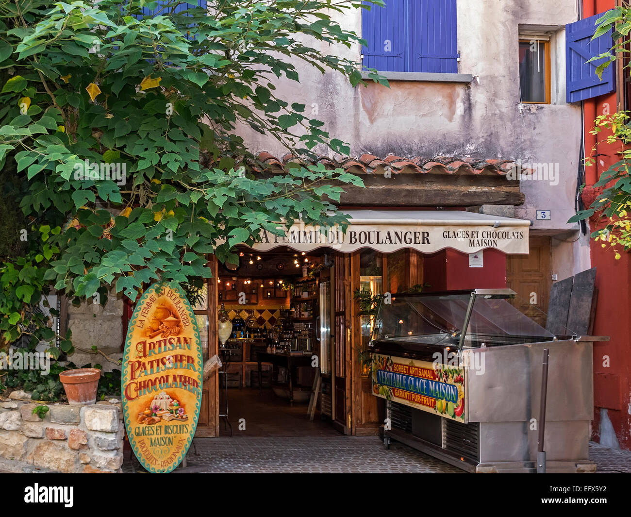 Shop In Le Castellet Provence Frankreich Stockfoto