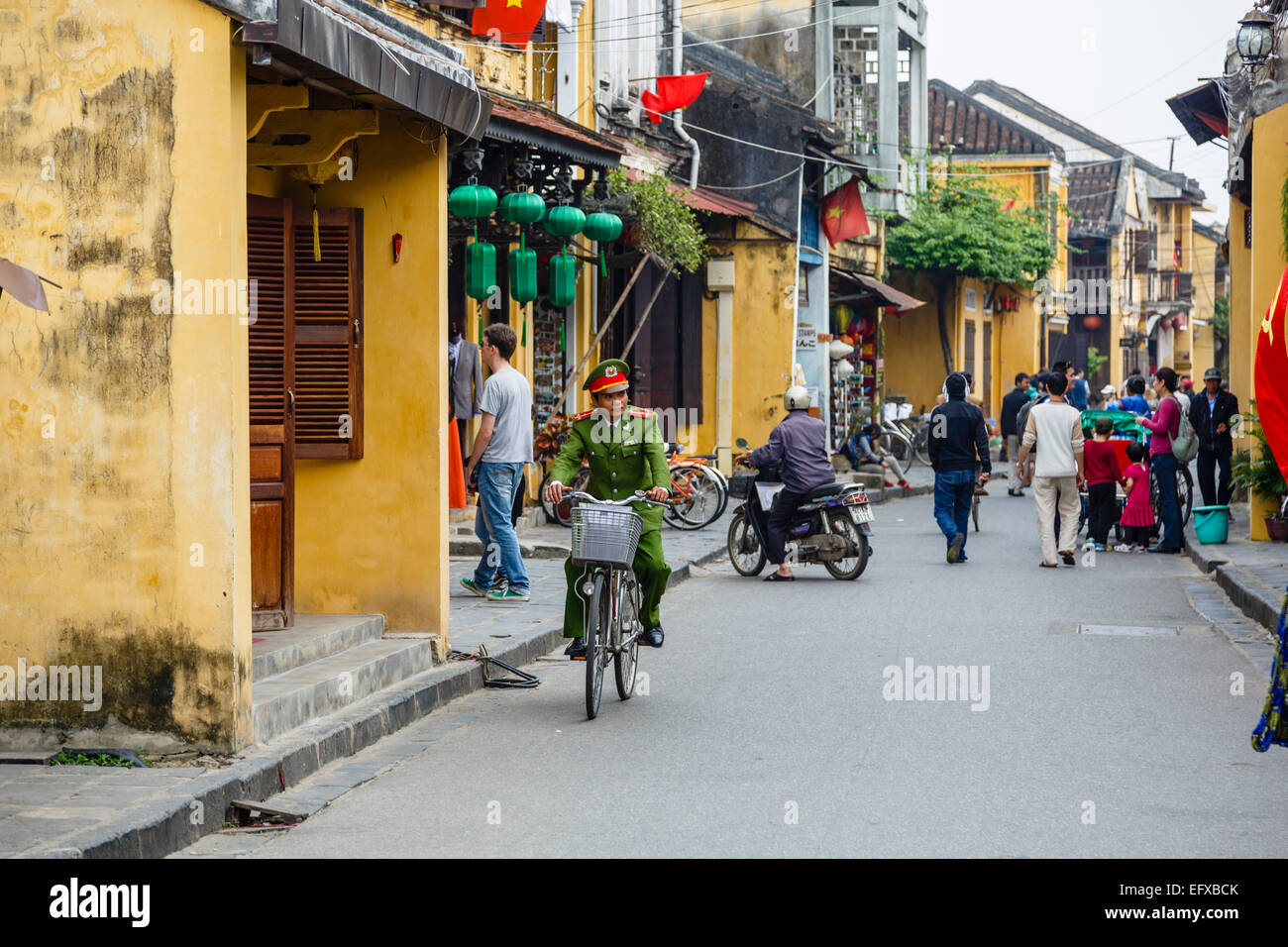 Straßenszene, Hoi an, Vietnam. Stockfoto