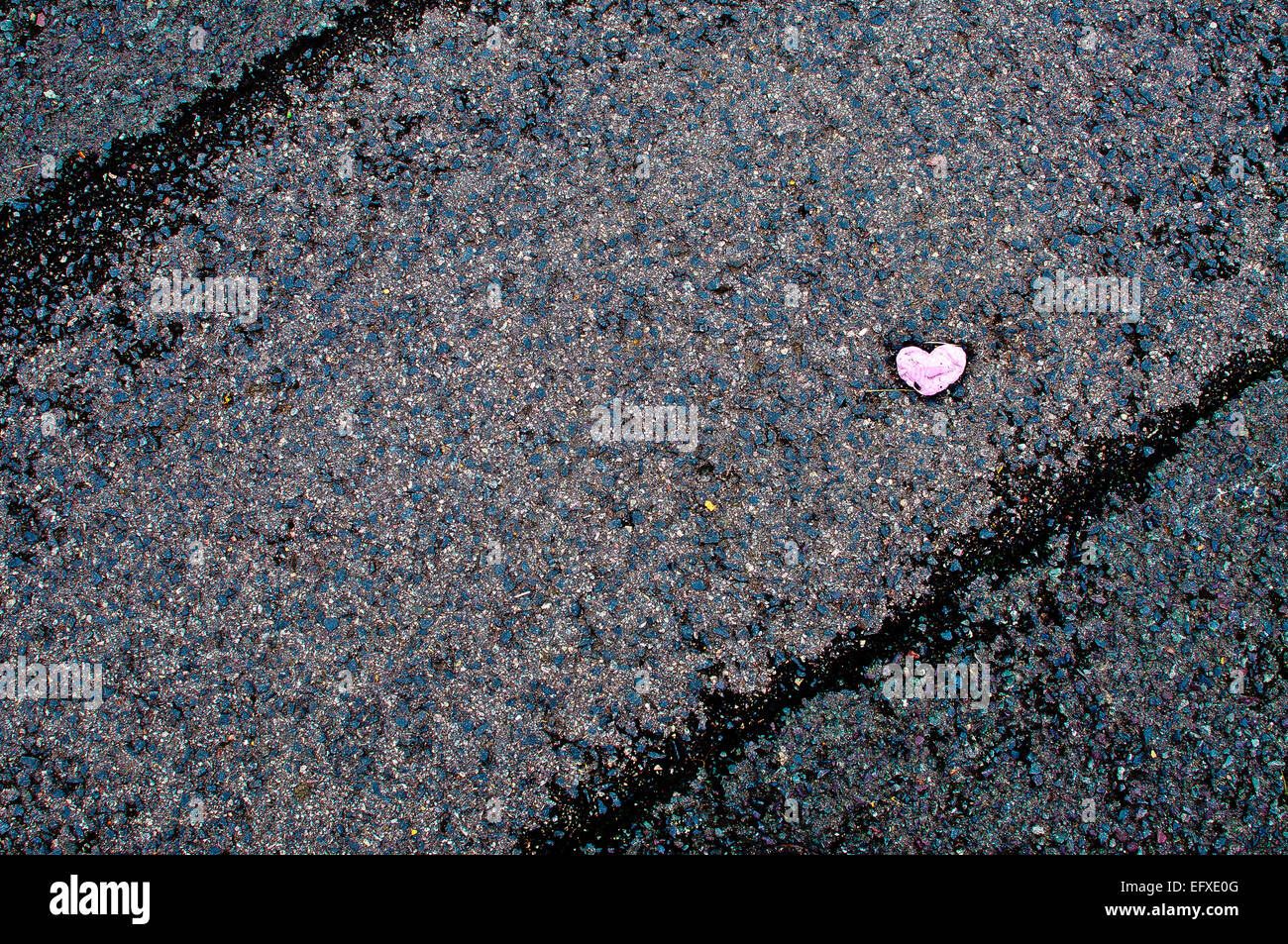 Liebe ist überall. Stockfoto