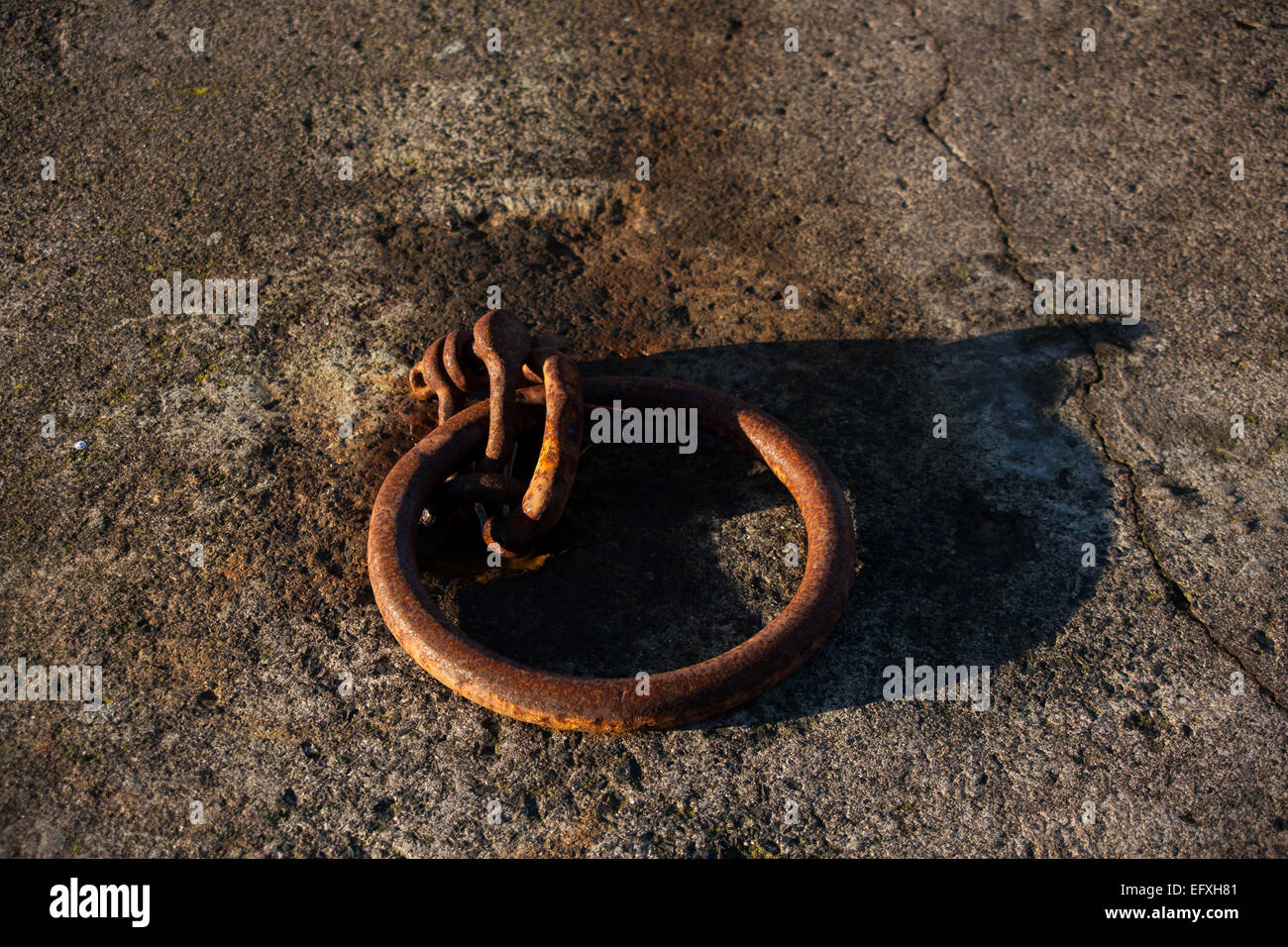 Festmachen Ring Stockfoto