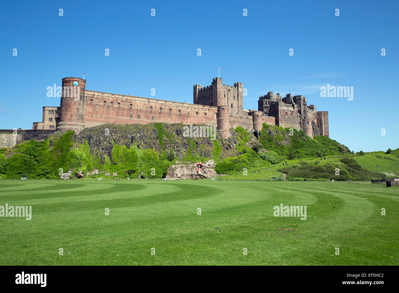 Bamburgh Castle; Northumberland; UK Stockfoto