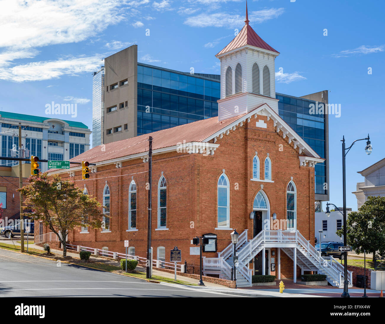 Dexter Avenue King Memorial Baptist Church, Montgomery, Alabama, USA Stockfoto