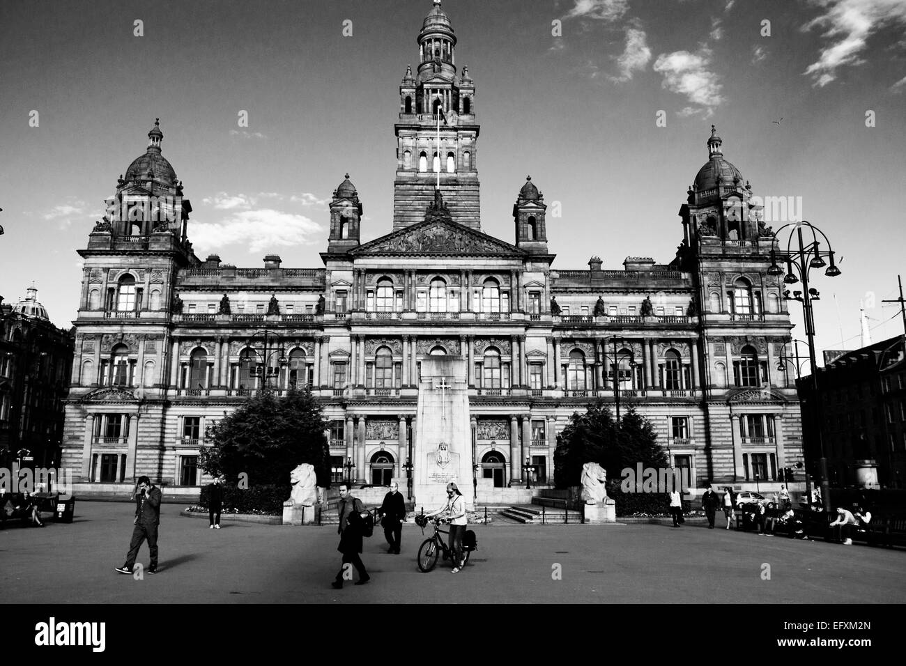 City Chambers in Glasgow. Der Sitz des Glasgow City Council Stockfoto