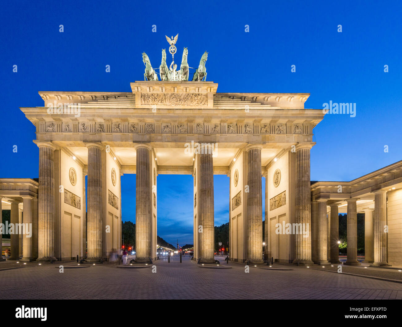 Brandenburger Tor, Brandenburger Tor, Pariser Platz, Berlin Stockfoto