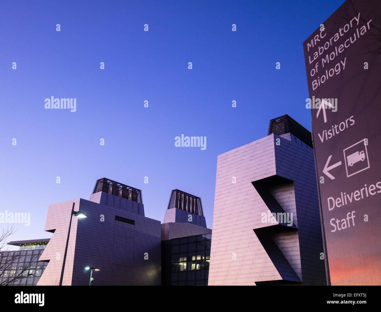 Cambridge biomedizinischen Campus - die Rates für medizinische Forschung Labor für Molekulare Biologie auf der Cambridge biomedizinischen Campus Stockfoto