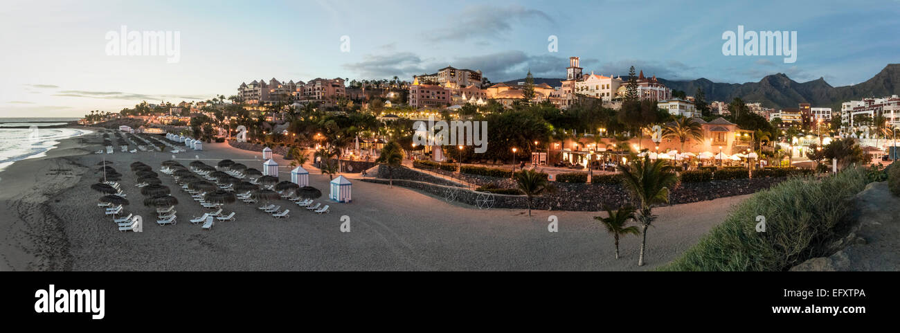 Gran Hotel Bahia Del Duque Resort, Panorama, Teneriffa, Spanien Stockfoto