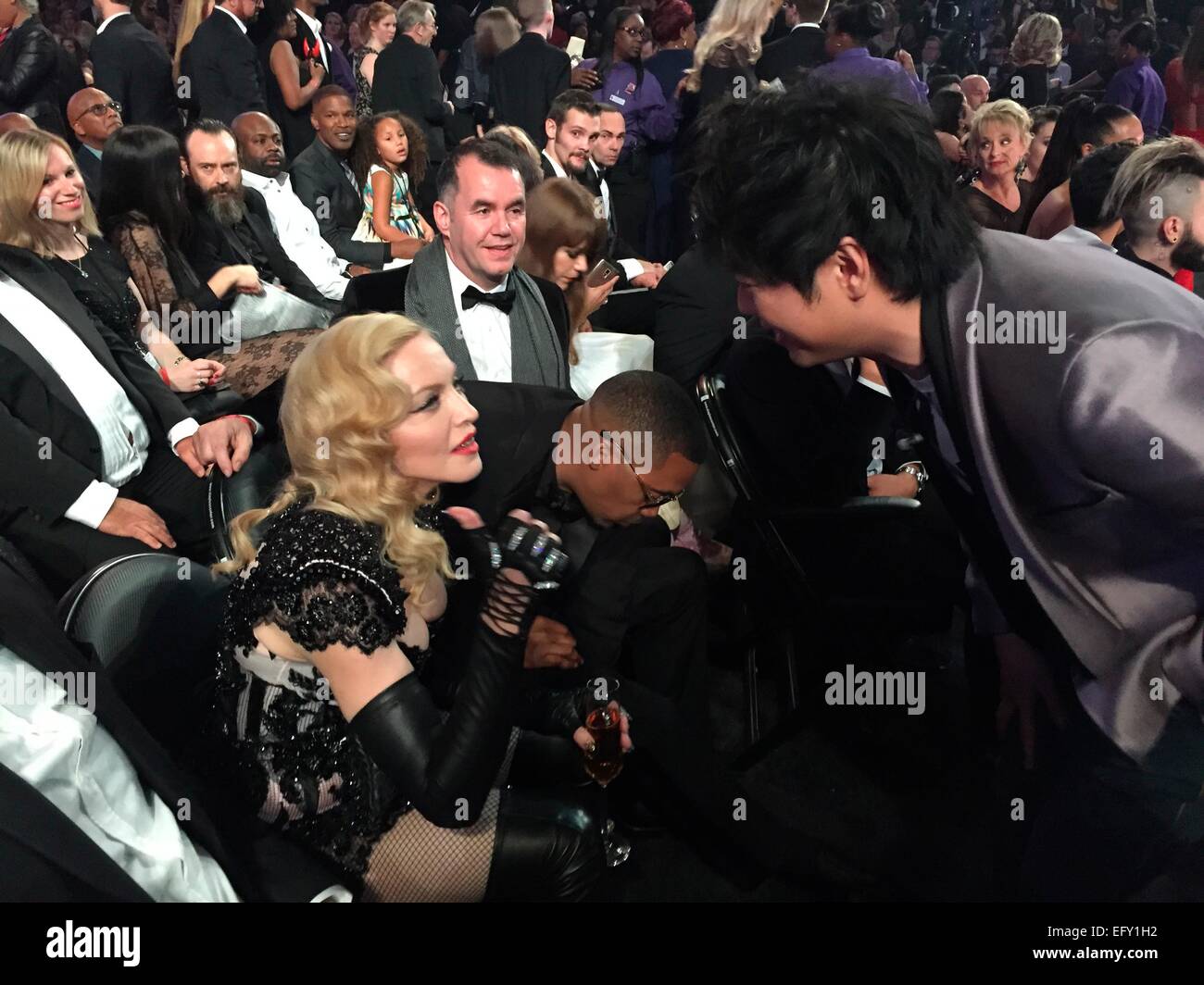 Lang Lang bei der 57. Jahrestag der Grammy awards in Los Angeles, USA am 8. Februar 2015. Stockfoto