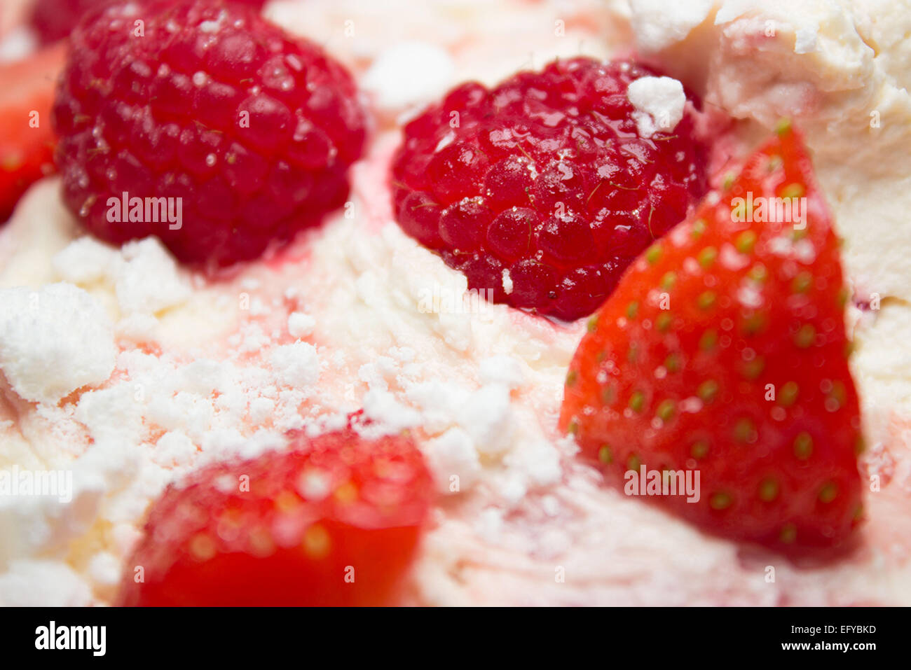 Eton Mess Stockfoto