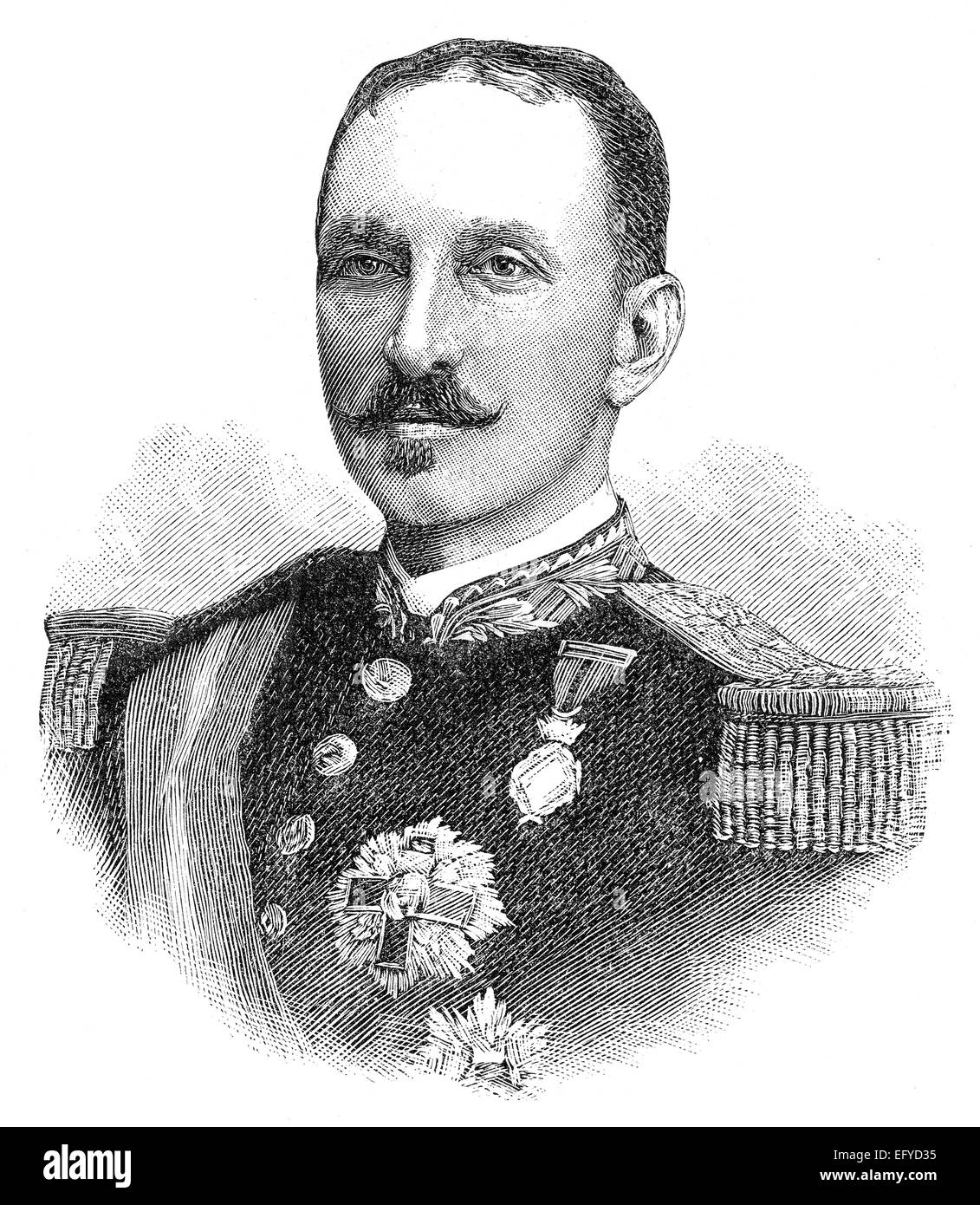 Francisco de Paula de Borbón y Castellví, 1853-1942, Herzog von Anjou Stockfoto