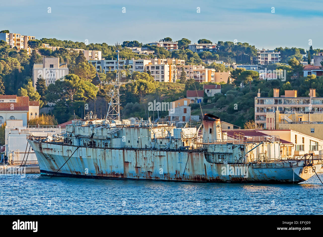 Ehemalige Französisch Hospital Ship Rance Toulan Frankreich Stockfoto